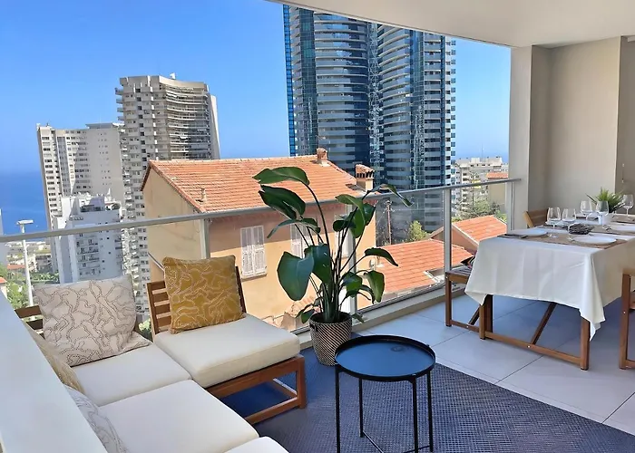 Neuf, Monaco Avec Vue Mer Apartment Beausoleil